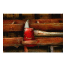 Fireman - The Fireman's Axe Customized Stationery