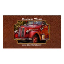 Fireman - The Garwood fire dept Business Card