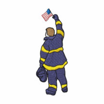 Fireman with Flag
