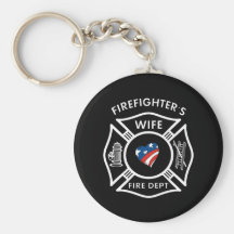 Fireman Wives USA Key Chains