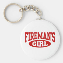Fireman's Girl Keychain