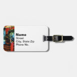 Fireman's Helmet and Jacket Bag Tag