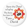 Fireman's Save the Date! Magnet