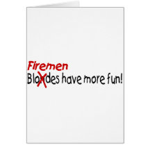 Firemen Have More Fun Cards