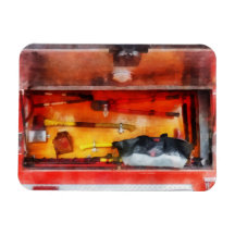 Firemen's Tools of the Trade Vinyl Magnet