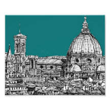 Firenze en turquoise photos d’art