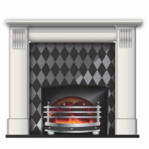 fireplace acrylic cut out