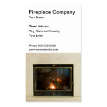 Fireplace Company Business Card