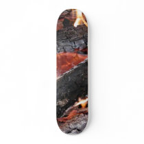 Fires Wood Flames Burning Skateboard Deck