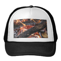Fires Wood Flames Burning Trucker Hat