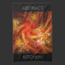Firestorm Abstract Art Kitchen Towel kitchen towels