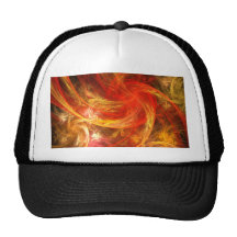 Firestorm Nova Abstract Art Hat