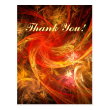 Firestorm Thank You Postcard