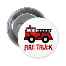 Firetruck Pinback Buttons