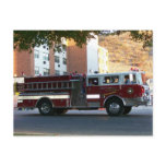 Firetruck Postcard