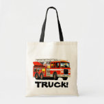 Firetruck tote bag