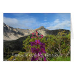 Fireweed in the Pelly Mountains; Customizable Card