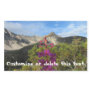 Fireweed in the Pelly Mountains; Customizable Rectangle Stickers