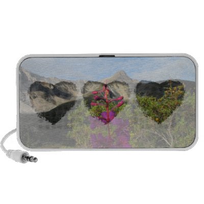 Fireweed in the Pelly Mountains Laptop Speaker by Picture_Imperfect