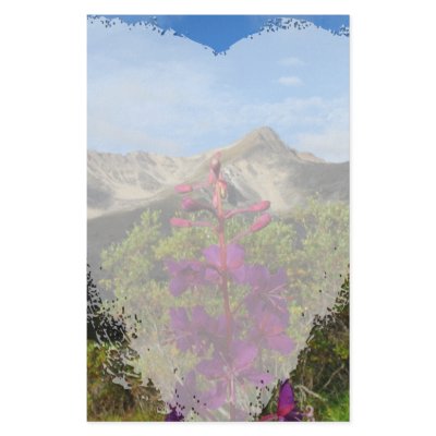 Fireweed in the Pelly Mountains Stationery by Picture_Imperfect