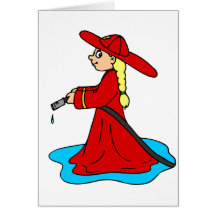 Firewoman Greeting Cards