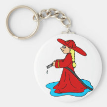 Firewoman Key Chains