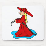 Firewoman Mouse Mat