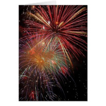 fireworks birthday card