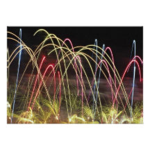 Fireworks, Canada Day Custom Invitation