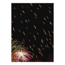 Fireworks, Canada Day Custom Invitation