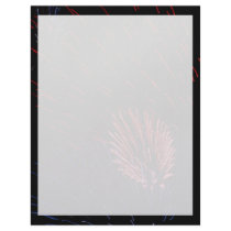 Fireworks, Canada Day Customized Letterhead