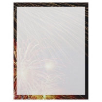 Fireworks, Canada Day Customized Letterhead