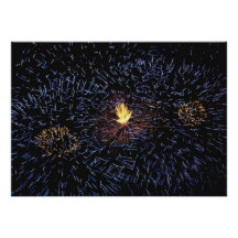 Fireworks, Canada Day Personalized Invitations