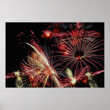 Fireworks, Canada Day Poster
