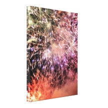 FIREWORKS CANVAS PRINT