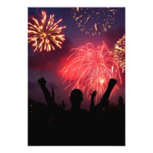 Fireworks Celebration Invitations