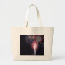 Fireworks Diego Bay On The Fourth Of July Canvas Bags