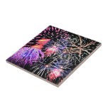 Fireworks Display Ceramic Tiles