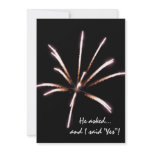 Fireworks Engagement Party Invitation