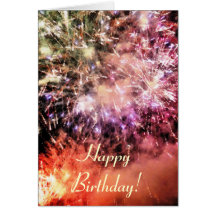 FIREWORKS FIESTA GREETING CARD