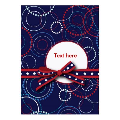 Fireworks Gift Tag Business Card Template by gxiong