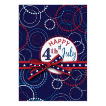 Fireworks Gift Tag Business Card