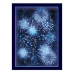 Fireworks greetings postcards