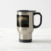 Fireworks, happy 4th of july mug