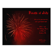 Fireworks Invitation