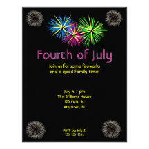 Fireworks Invitation