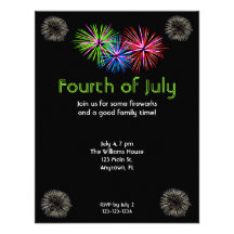 Fireworks Invitation