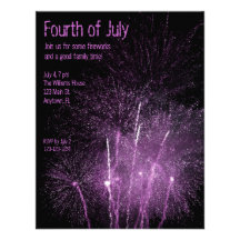 Fireworks Invitation