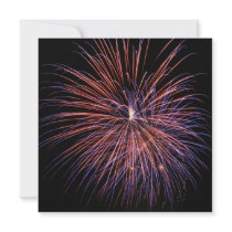 Fireworks July 4th Invitation