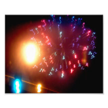 Fireworks Lights In The Sky Photograph